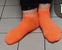 Getragene Gastro Socken 